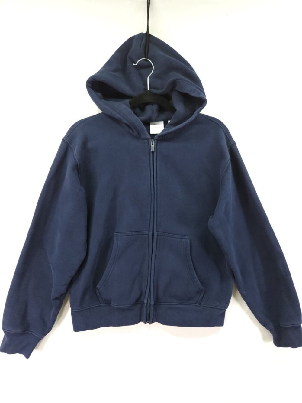 Aritzia Sweatfleece Perfect Hoodie Womens Medium Navy Blue Full Zip Sweatshirt